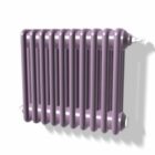 Calentador de radiador casero de agua púrpura