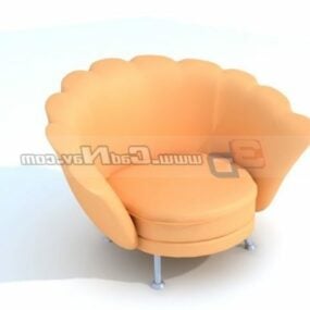Interior Queen Sofa Chair Furniture 3d model