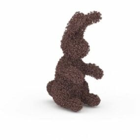 3d модель Прикраса саду Кролика