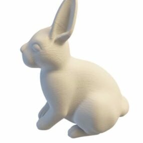 Rabbit Statue 3d model
