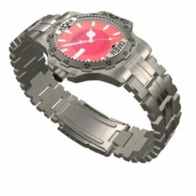 Nowoczesny zegarek do nurkowania Racer Model 3D