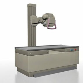 Máquina de radiografía hospitalaria modelo 3d