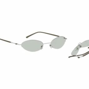 Mode Ray Ban ovala solglasögon 3d-modell