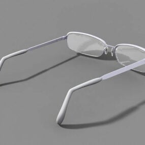 דגם 3D משקפי קריאה אפורים