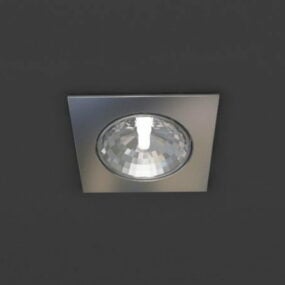 Downlight LED carré pour la maison modèle 3D
