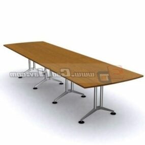 Office Rectangular Conference Table 3d model