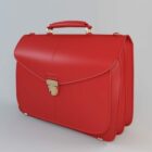 Red Leather Briefcase
