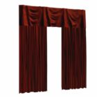 Home Red Curtains