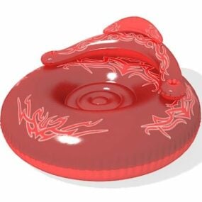 Red Inflatable Float 3d model