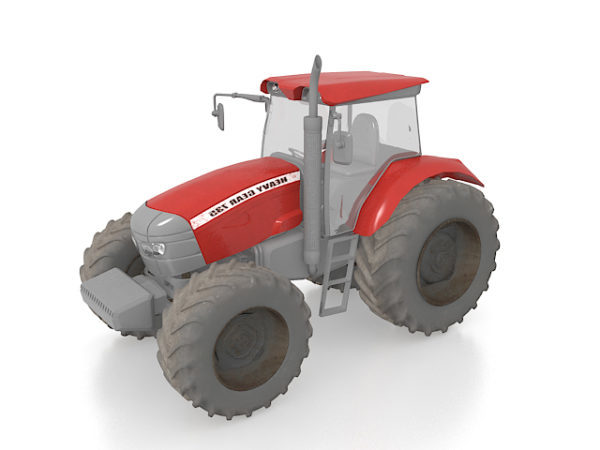 Red Farmer Tractor