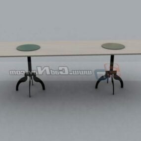 Huonekalujen ruokasalin pöytä 3d-malli