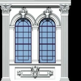 Fenêtres classiques Renaissance modèle 3D