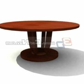 Restaurant Banquet Table 3d model