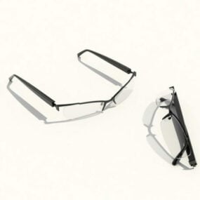 Fashion Glasses Set 3d model