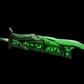 游戏Riven武器剑3d模型