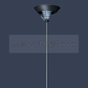 Rolled Steel Design Garden Lamp 3d model