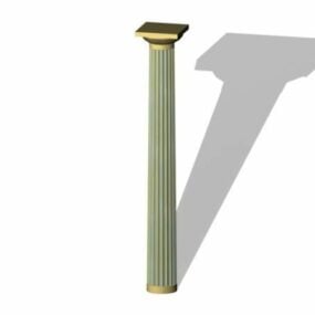 Mô hình 3d cột đá La Mã cổ