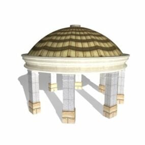 Modelo 3D do edifício Roman Gazebo