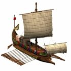 Vodní římská válečná loď