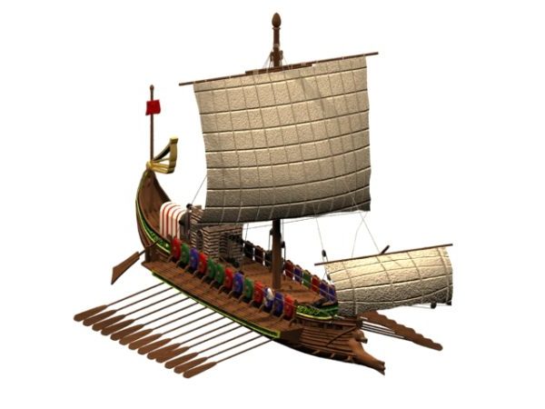 Wasserfahrzeug Roman Warship