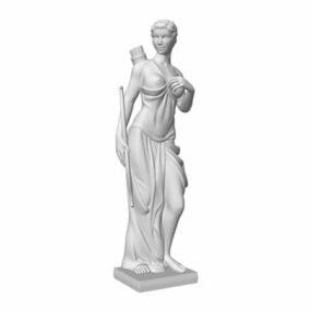 Kreikkalaisen naisen patsas 3d-malli
