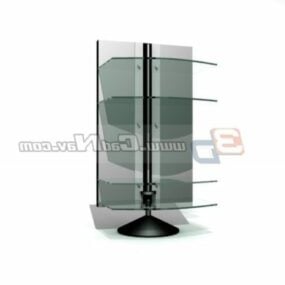 Furniture Standing Glass Display 3d model