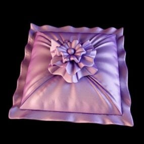 Rose Ruffle Cushion 3d model