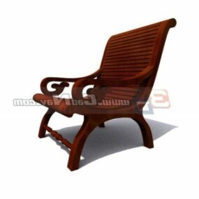Chaise longue de meubles de maison modèle 3D