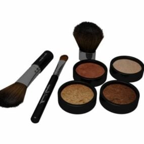 Cosmetic Rouge And Brush