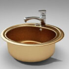 Bronze Round Kitchen Sink