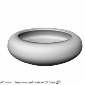 圆形汤盖3d模型