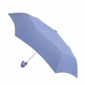 Fashion Blue Umbrella 3d model