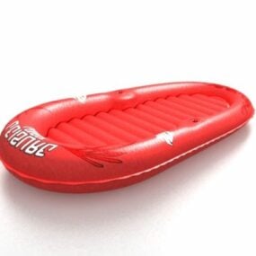 Watercraft Rubber Raft Boat 3d model