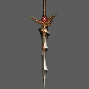 Spel Ruby Sword 3d-modell