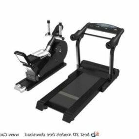 Running Machine Fitness Treadmill 3d model