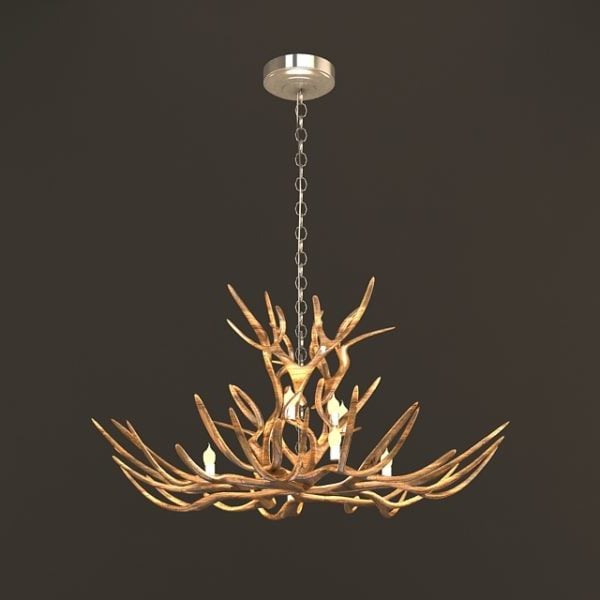 Tree Branch Chandeliers Free 3ds Max Model Max Vray