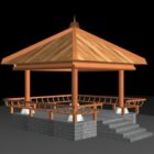 Wooden Rustic Pavilion
