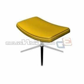 Saddle Bar Stool Furniture 3d model