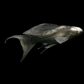 동물 Sailfin Molly Fish 3d 모델