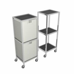 Salon Spa Storage Cart 3d-modell