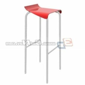 Salon Furniture Saddle Stool 3d model