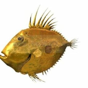 3д модель животного-рыбы Сан-Педро