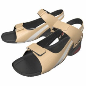 Design de sandálias masculinas Modelo 3d