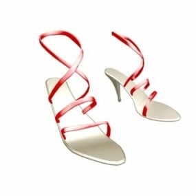 Sandálias modernas para mulheres Modelo 3D
