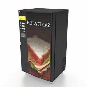 Τρισδιάστατο μοντέλο πωλητή σάντουιτς καταστήματος