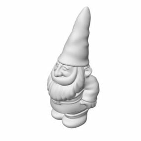 Character Santa Claus Statue 3d model