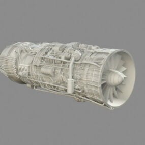 3д модель промышленного двигателя с векторизацией тяги Сатурна