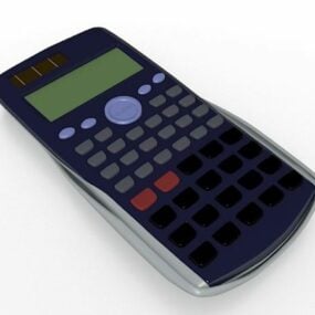 3д модель офисного научного калькулятора