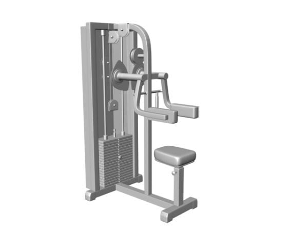 Gym Machine Fly With Seated Chest