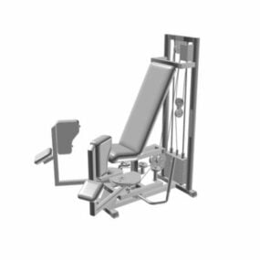 Leg Extension Gym Cable Machine 3d model